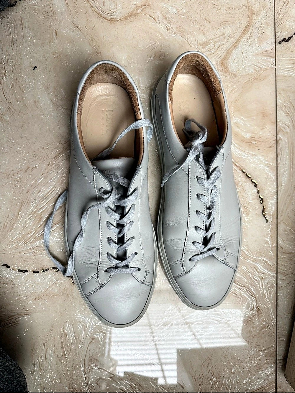 KOIO Capri Sneaker Leather Sneakers Gray US 9